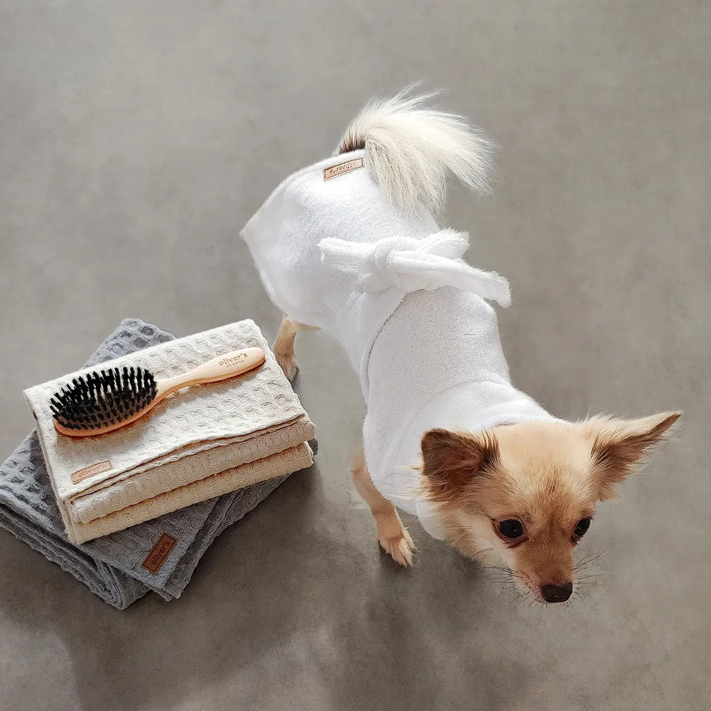 Premium Hundebadekåbe i Bambus
