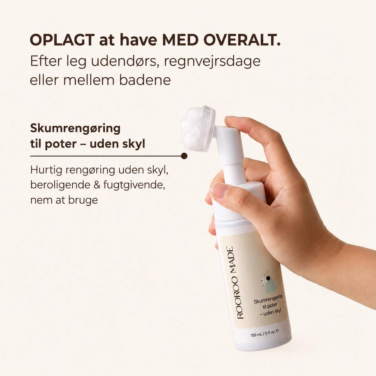 Poterenseskum til hunde – Skånsom potepleje uden vand