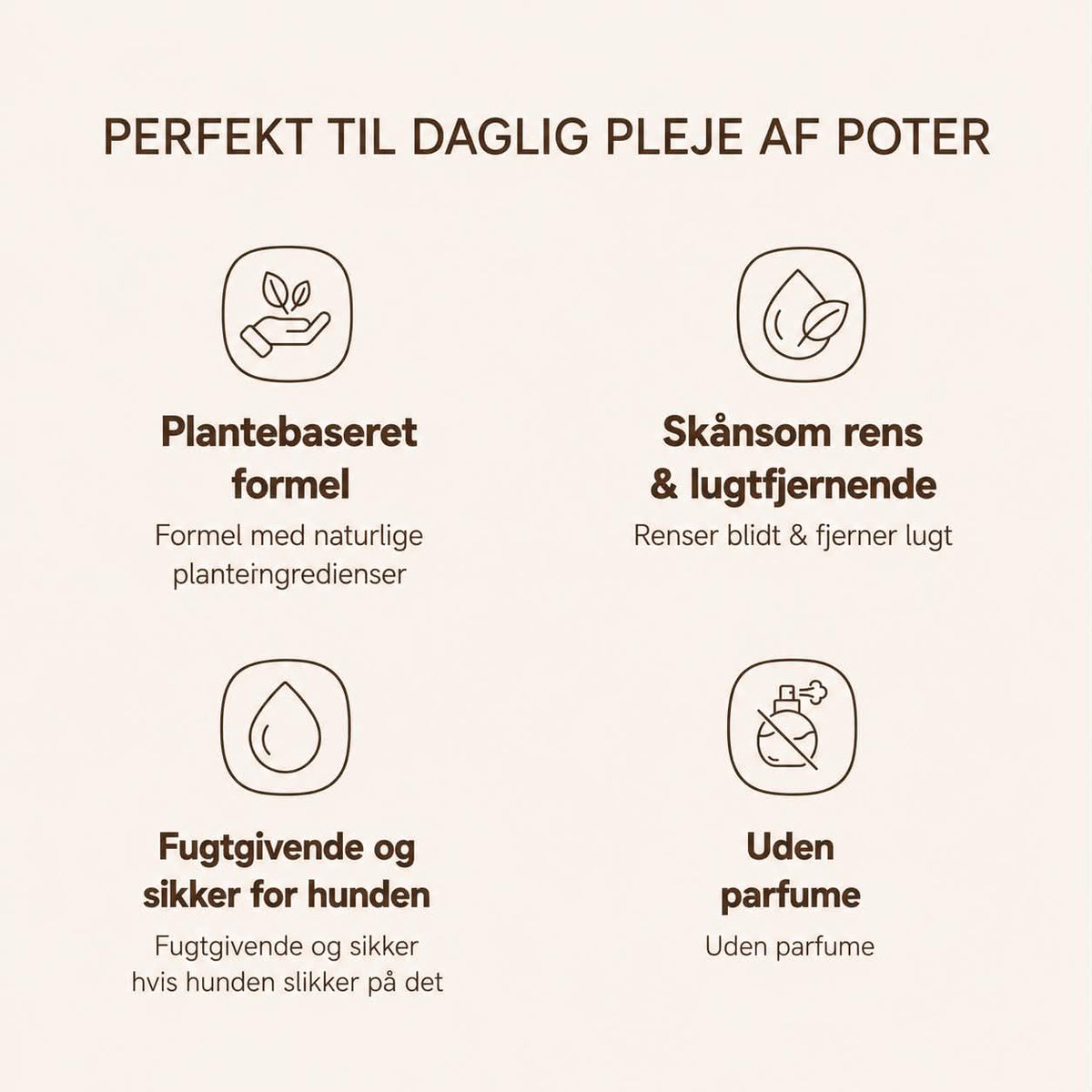 Poterenseskum til hunde – Skånsom potepleje uden vand